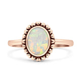 Oxidized Heart Solitaire Oxidized Ring