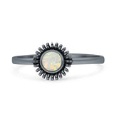 Sunflower Oxidized Ring