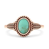 Twisted Rope Leaf Oxidized Ring