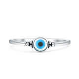 Oxidized Evil Eye Ring