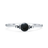Oxidized Evil Eye Ring