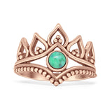 Oxidized Split Shank Leaf Ring