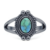 Oxidized Beaded Ring