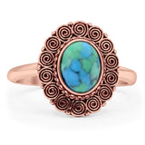 Oxidized Cocktail Ring