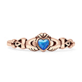 Heart Celtic Claddagh Ring