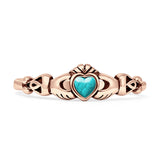Heart Celtic Claddagh Ring