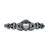 Heart Celtic Claddagh Ring