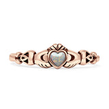 Heart Celtic Claddagh Ring