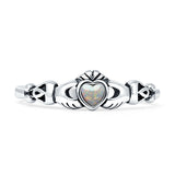 Heart Celtic Claddagh Ring