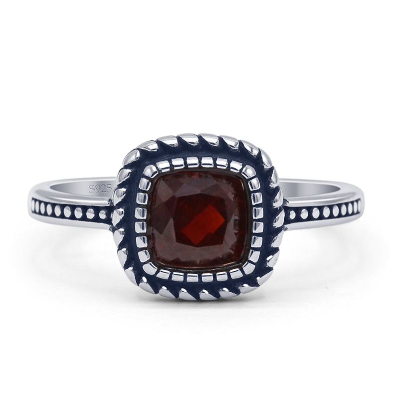 Oxidized Beaded Ring