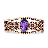 Oxidized Filigree Ring