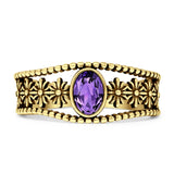 Oxidized Filigree Ring