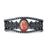 Oxidized Filigree Ring
