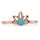 Oxidized Floral Ring