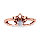 Oxidized Lotus Ring