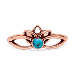 Oxidized Lotus Ring