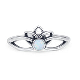 Oxidized Lotus Ring