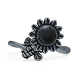 Oxidized Flower & Bee Oxidized Ring
