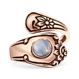 Oxidized Silver Spoon Oxidized Ring