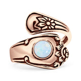 Oxidized Silver Spoon Oxidized Ring