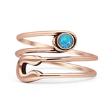 Oxidized Safety Pin Oxidized Ring