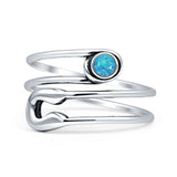 Oxidized Safety Pin Oxidized Ring