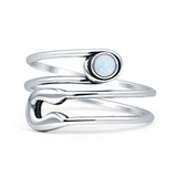 Oxidized Safety Pin Oxidized Ring