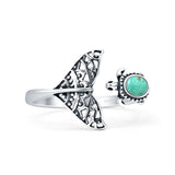 Turtle & Whale Tail Ring