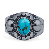 Oxidized Bali Ring