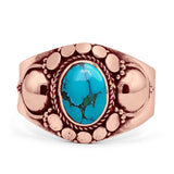Oxidized Bali Ring