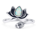 Pear Lotus Ring