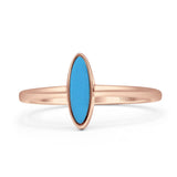 Oxidized Solitaire Ring