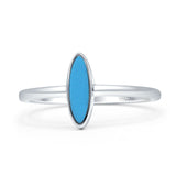 Oxidized Solitaire Ring