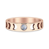 Moon Phases Band Ring