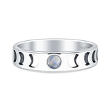 Moon Phases Band Ring