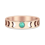 Moon Phases Band Ring