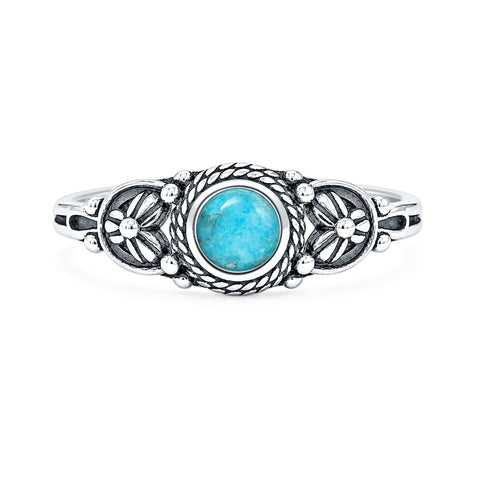 Men Flat Top Ring 925 Sterling Silver Round Micro Pave Iced Out