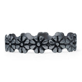 Oxidized Floral Ring
