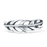 Filigree Feather Leaf Ring