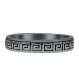 Aztec Design Greek Key Spiral Band