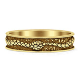 Snake Oxidized Ring