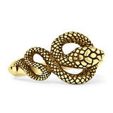Oxidized Snake Ring