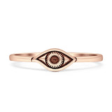 Oxidized Evil Eye Band