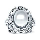 Oxidized Tiger Ring