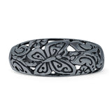 Oxidized Butterfly Ring