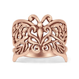 Filigree Butterfly Rings