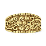 Oxidized Flower Ring