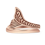 Oxidized Adjustable Whale Tail Rings