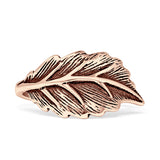 Oxidized Leaf Ring