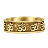 Om Wrist Band Mantra Ring